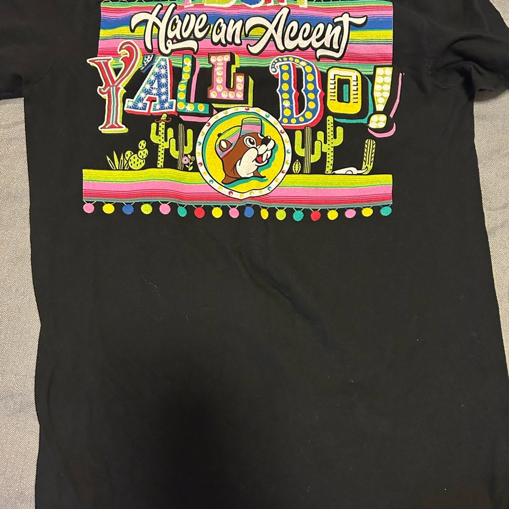 Junior Black Graphic T-Shirt
